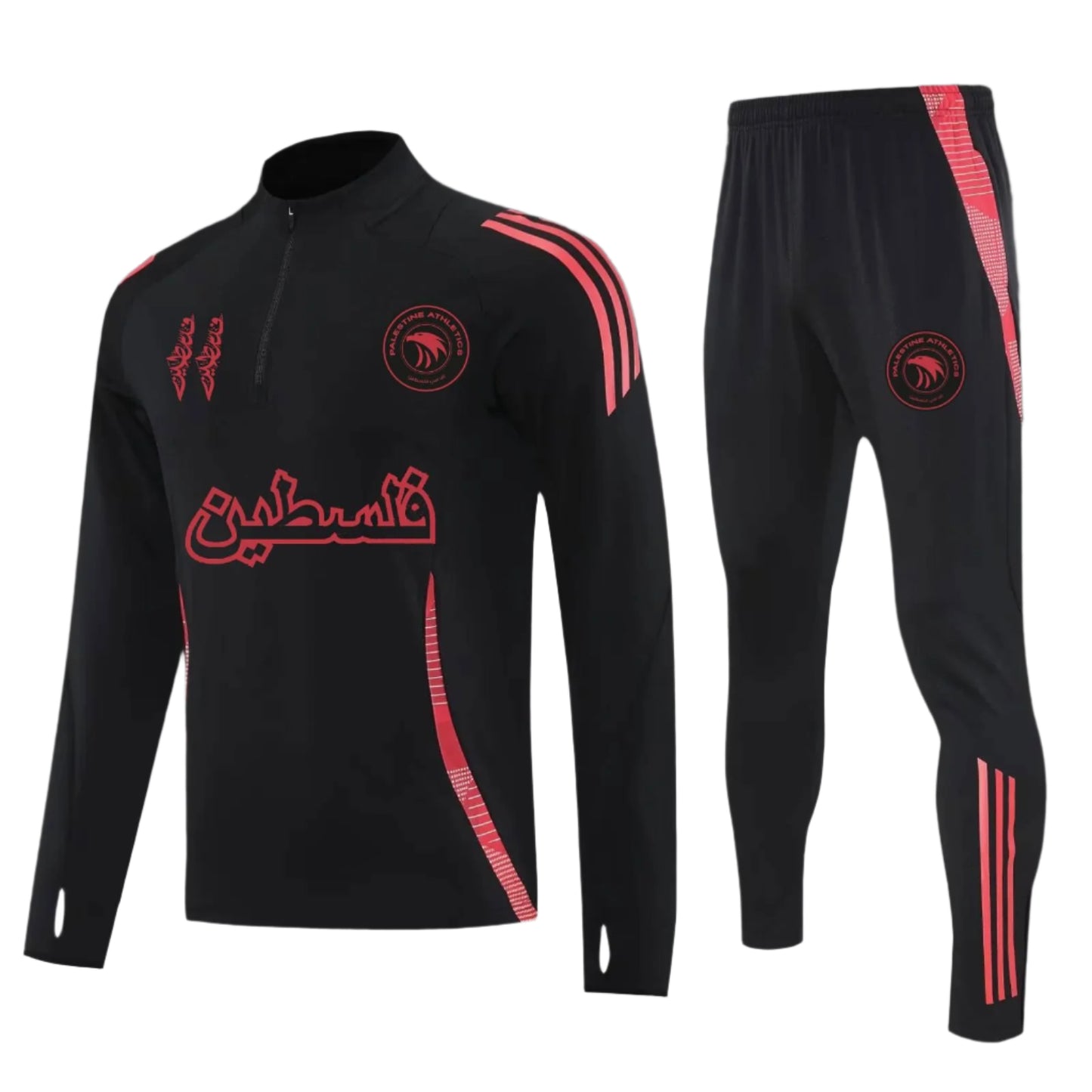 Palestine Athletics® - Commando Rouge Tracksuit *ARABIC EDITION*