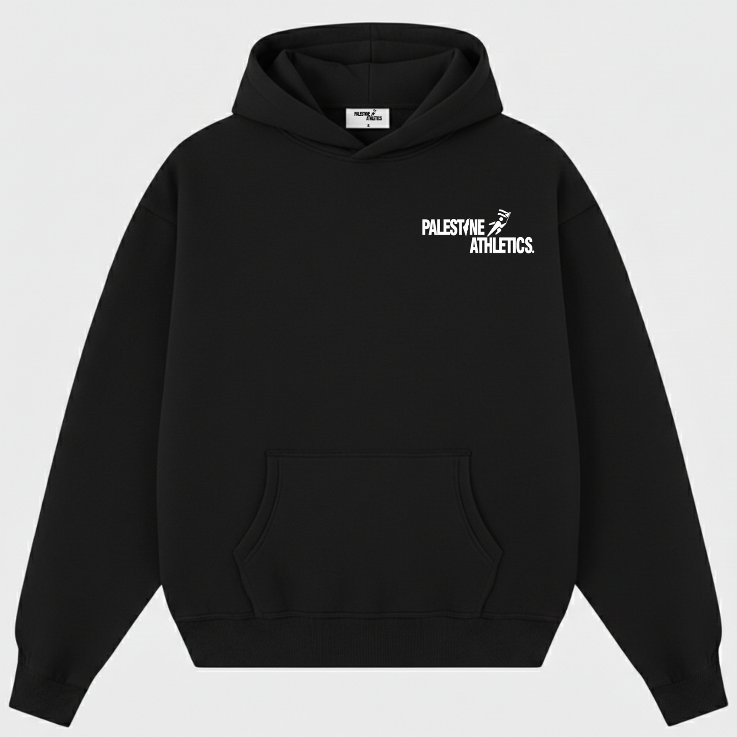 Palestine Athletics® Hoodie - Onyx Black