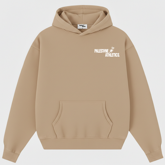 Palestine Athletics® Hoodie - Vanilla Beige