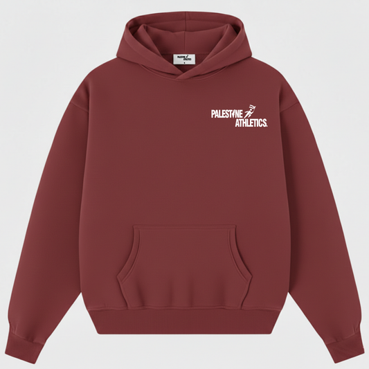 Palestine Athletics® Hoodie - Cherry Red